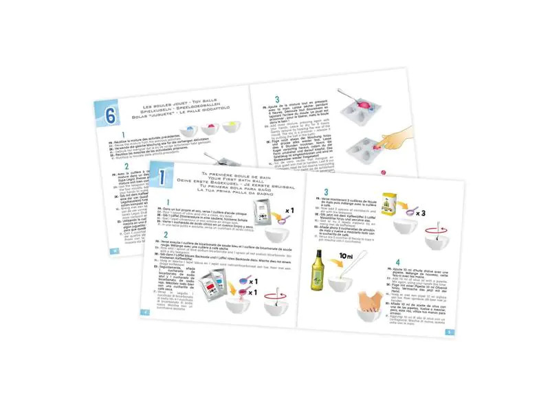 Buki Experimentierkasten mini Lab Badekugeln