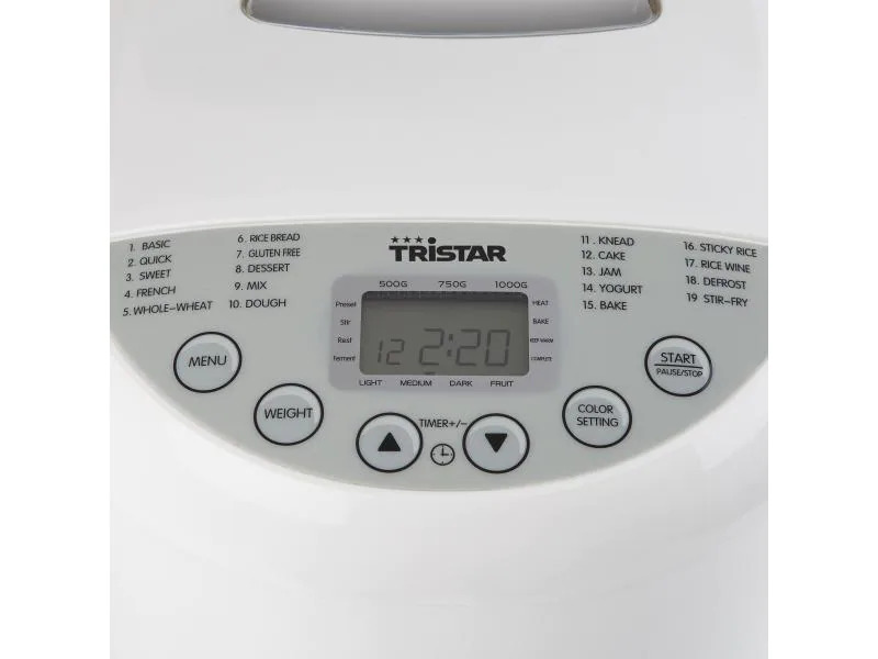 Tristar Brotbackmaschine BM-4586 Weiss