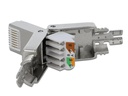 Delock Stecker RJ45 Cat.6 1 Stück, Grau, geschirmt, werkzeugfrei