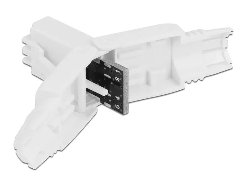 Delock Stecker RJ45 Cat.6 UTP werkzeugfrei 1 Stück, Weiss