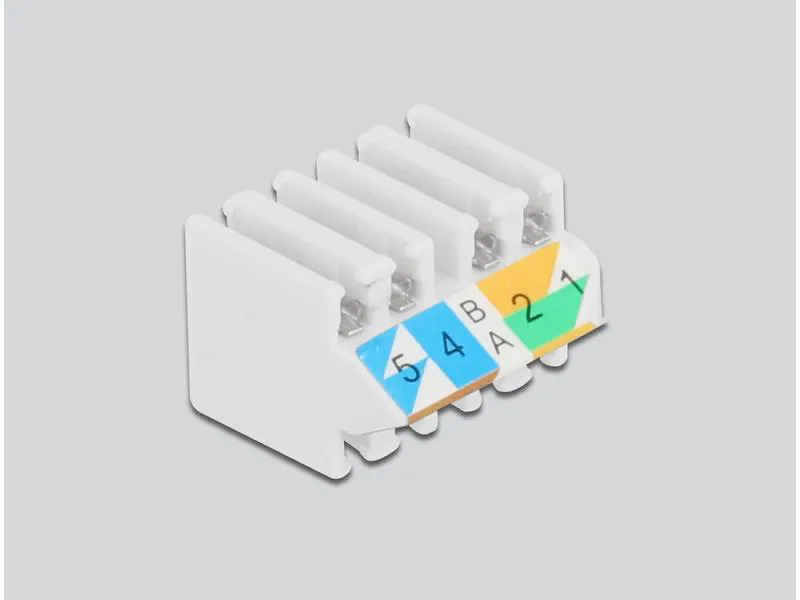 Delock Stecker RJ45 Cat.6 UTP werkzeugfrei 1 Stück, Weiss
