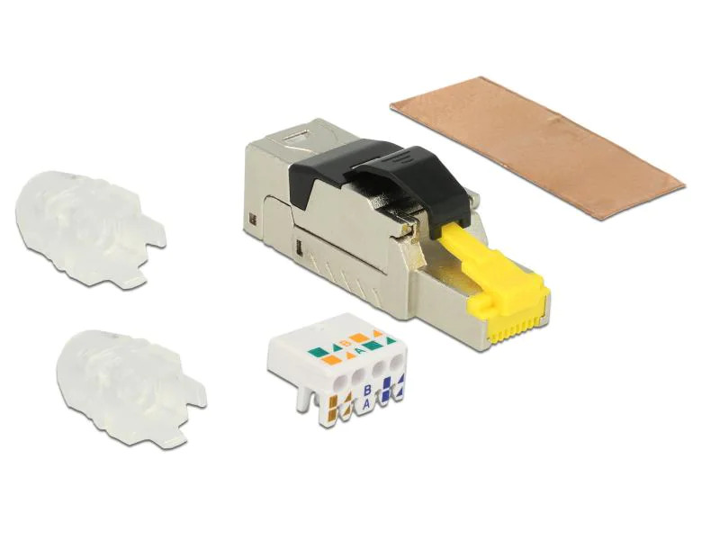 Delock Stecker RJ45 Cat.6A 10Gbps Feldkonfektion, 1 Stück