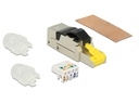 Delock Stecker RJ45 Cat.6A 10Gbps Feldkonfektion, 1 Stück