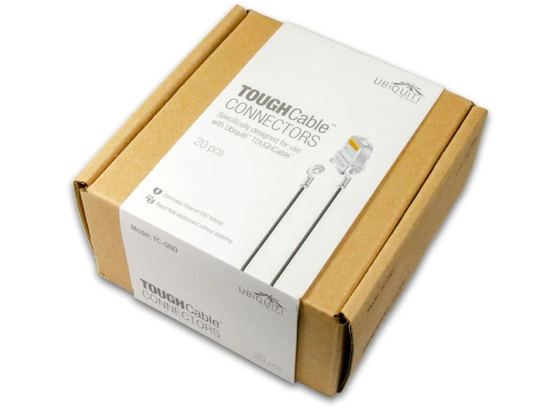 Ubiquiti Stecker RJ45 Cat.5e, mit ESD 20 Stück, Transparent
