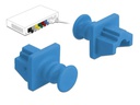 Delock Blindstecker RJ45 10 Stück, blau