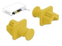 Delock Blindstecker RJ45 10 Stück, gelb