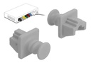 Delock Blindstecker RJ45 10 Stück, grau
