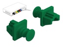 Delock Blindstecker RJ45 10 Stück, grün