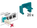 Delock Clip RJ45 Kabel Portverriegelung 20 Stück