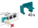 Delock Clip RJ45 Kabel Portverriegelung 40 Stück