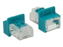 Delock Clip RJ45 Portverriegelung  inkl. Stecker Set 6 Stück