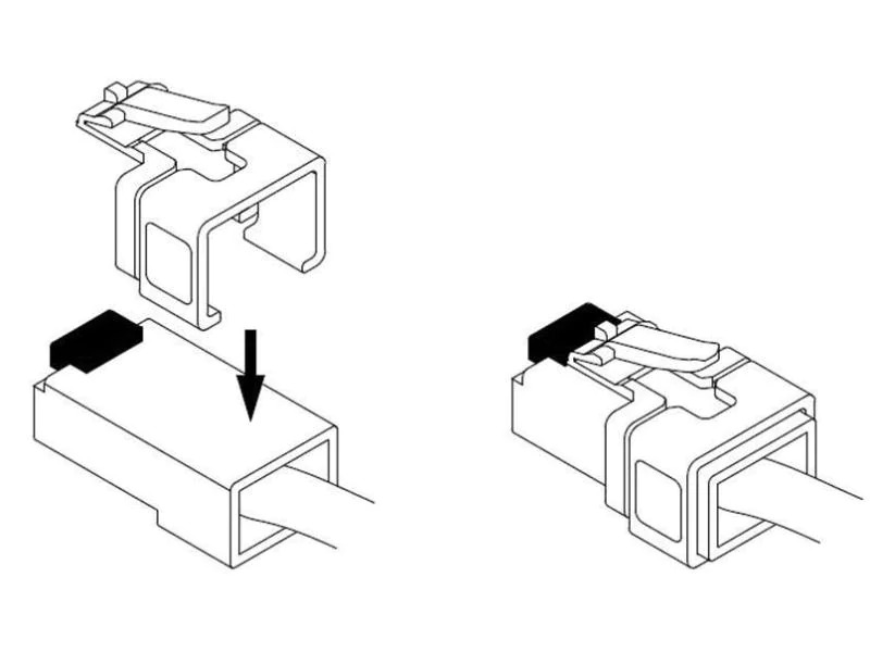 Delock Reparatur Clips RJ45 Set 16 Stück