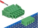 Delock Terminalblock 4Pin, 3,81mm Rastermass horizontal