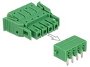 Delock Terminalblock 4Pin, 3,81mm Rastermass horizontal