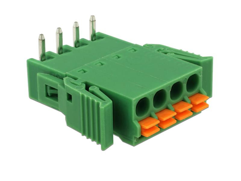 Delock Terminalblock 4Pin, 3,81mm Rastermass horizontal