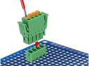 Delock Terminalblock 4Pin, 3,81mm Rastermass vertikal