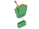 Delock Terminalblock 4Pin, 3,81mm Rastermass vertikal