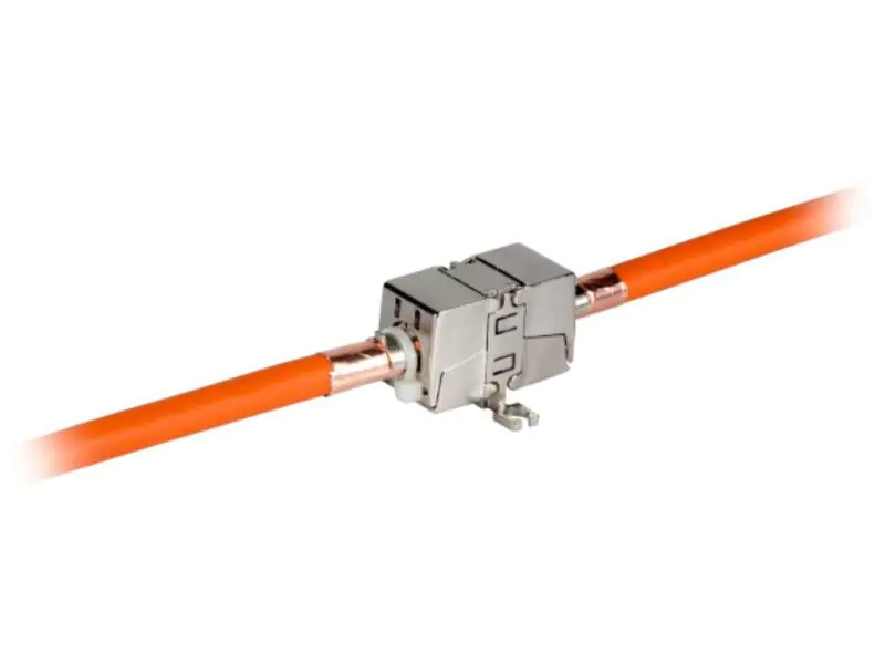 Wirewin Kupplung Cat.6A &amp; Cat.7 für Installationskabel, fixierbar