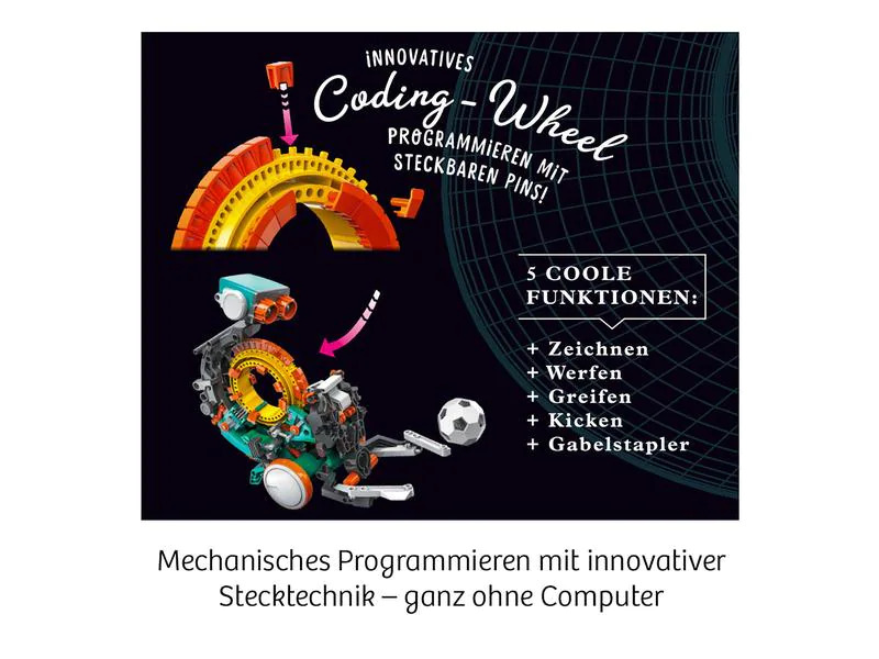 Kosmos Experimentierkasten Codix – Dein mechanischer Coding-Roboter