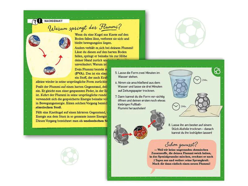 Kosmos Experimentierkasten Fussball-Flummis