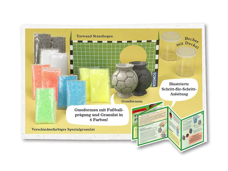 Kosmos Experimentierkasten Fussball-Flummis