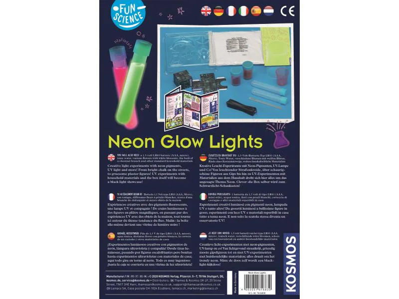Kosmos Experimentierkasten Neon Glow Lights