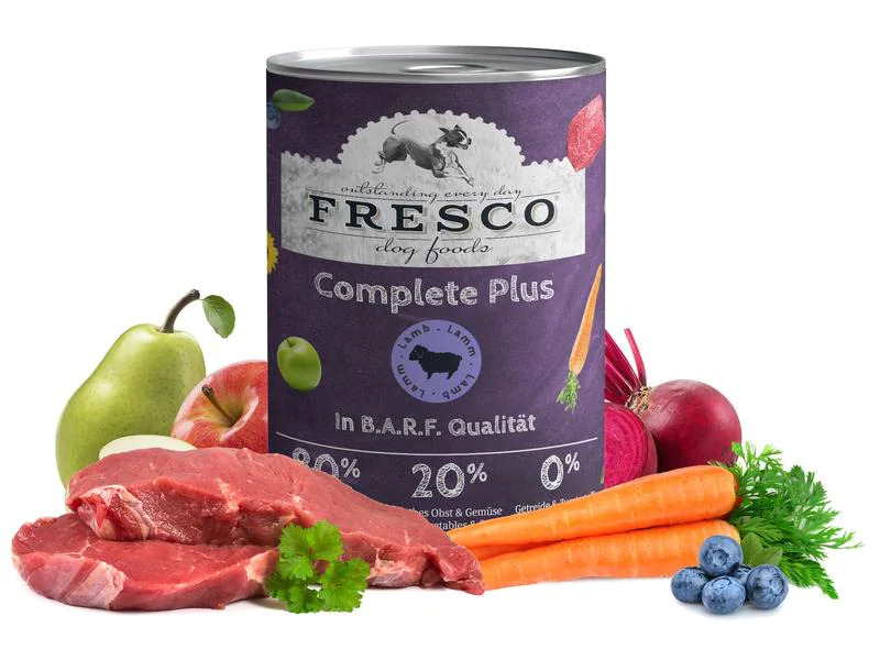 FRESCO Nassfutter Complete Plus Lamm 400 g