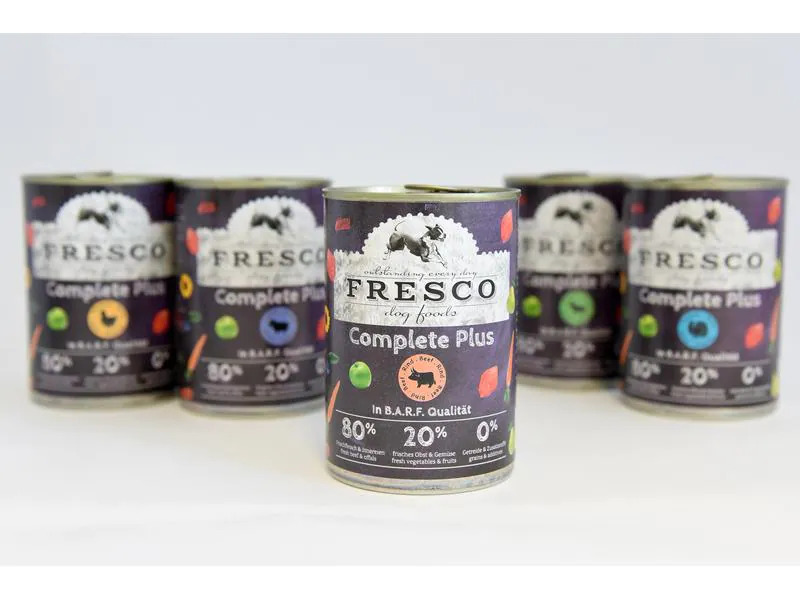 FRESCO Nassfutter Complete Plus Rind 400 g