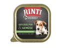 Rinti Nassfutter Feinest Geflügel Pur &amp; Gemüse, 11 x 150 g