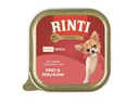 Rinti Nassfutter Gold Mini Rind &amp; Perlhuhn, 16 x 100 g