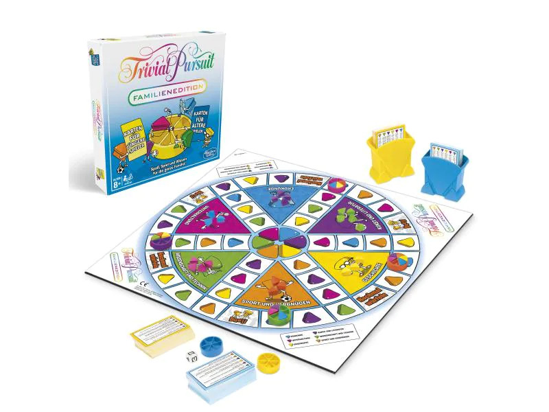 Hasbro Gaming Familienspiel Trivial Pursuit Familienedition D