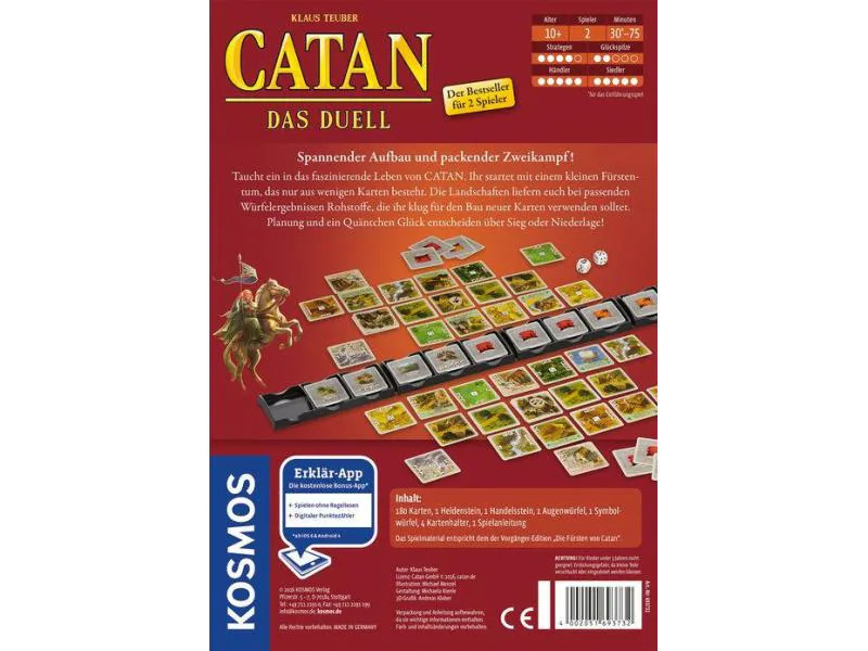 Kosmos Familienspiel Catan - Das Duell