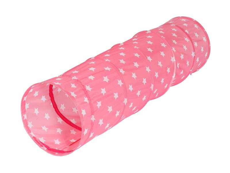 Knorrtoys Spieltunnel Pink White Stars