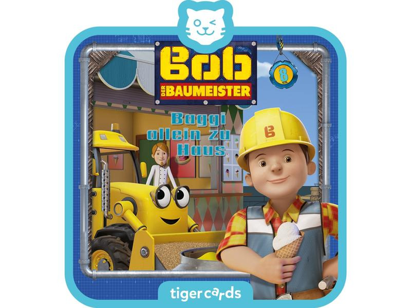 Tigermedia tigercard Bob der Baumeister Baggi allein zu Haus