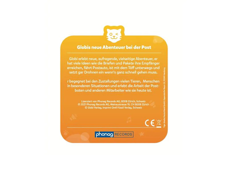 Tigermedia tigercard Globis neue Abenteuer bei der Post
