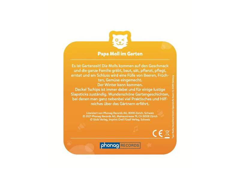 Tigermedia tigercard Papa Moll – Im Garten