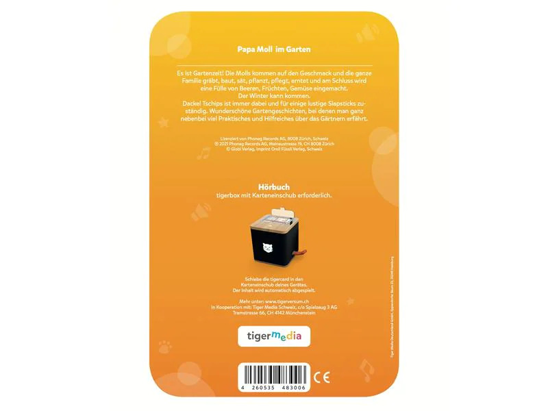 Tigermedia tigercard Papa Moll – Im Garten