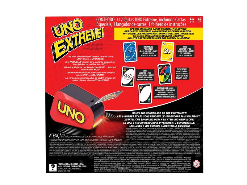 Mattel Spiele Kartenspiel UNO Extreme