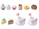 Spielba Holzspielwaren Spiel-Lebensmittel Etagere mit Patisserie