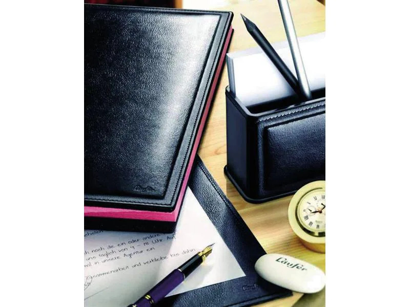 Läufer Stiftehalter Monza 7 x 10 cm, Schwarz