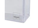 Sigel Visitenkartenbox 9.5 x 6 x 3 cm, Transparent