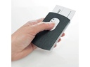 Sigel Visitenkartenetui  6 x 10.1 x 1.3 cm, Schwarz/Silber