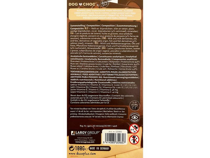 duvoplus Leckerli Dog-Choc Lachs, 100 g