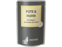 Escapure Nassfutter Pouch Pute &amp; Huhn, 12 x 100 g