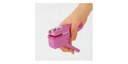 Harinacs Heftgerät Standard Klammerlos, 8 Blatt, Pink