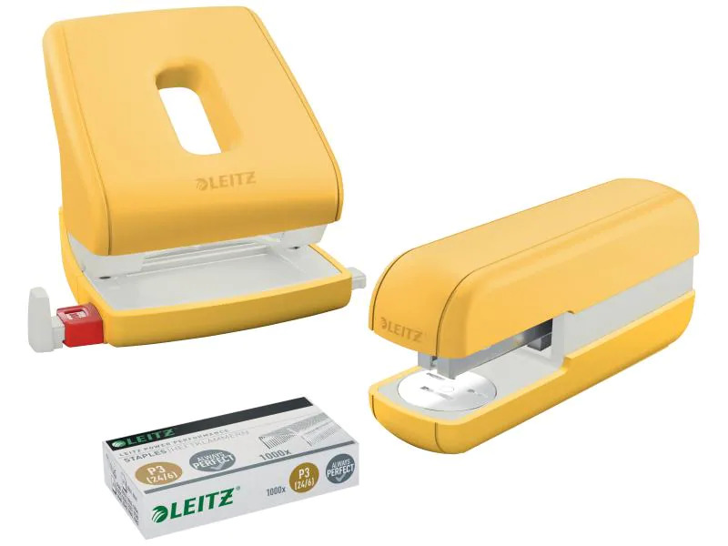 Leitz Heftgerät Cosy 30 Seiten, Gelb