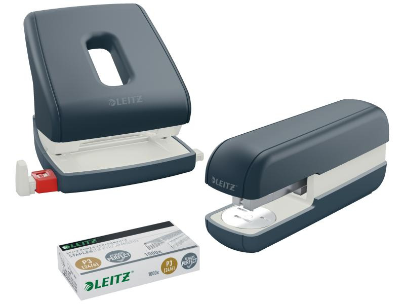 Leitz Heftgerät Cosy 30 Seiten, Grau