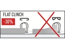Leitz Heftgerät Flat Clinch 30 Seiten, Blau