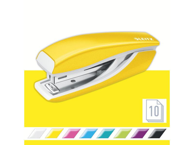 Leitz Heftgerät NeXXT Wow Mini 10 Seiten, Gelb