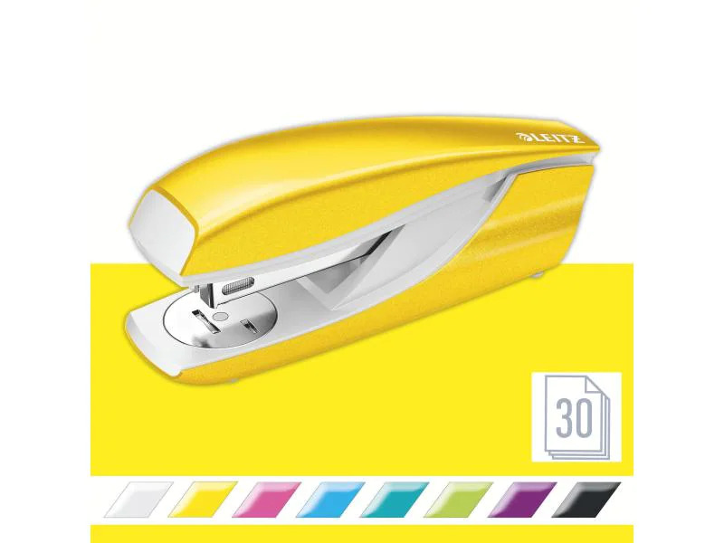 Leitz Heftgerät NeXXt Wow 30 Seiten, Gelb